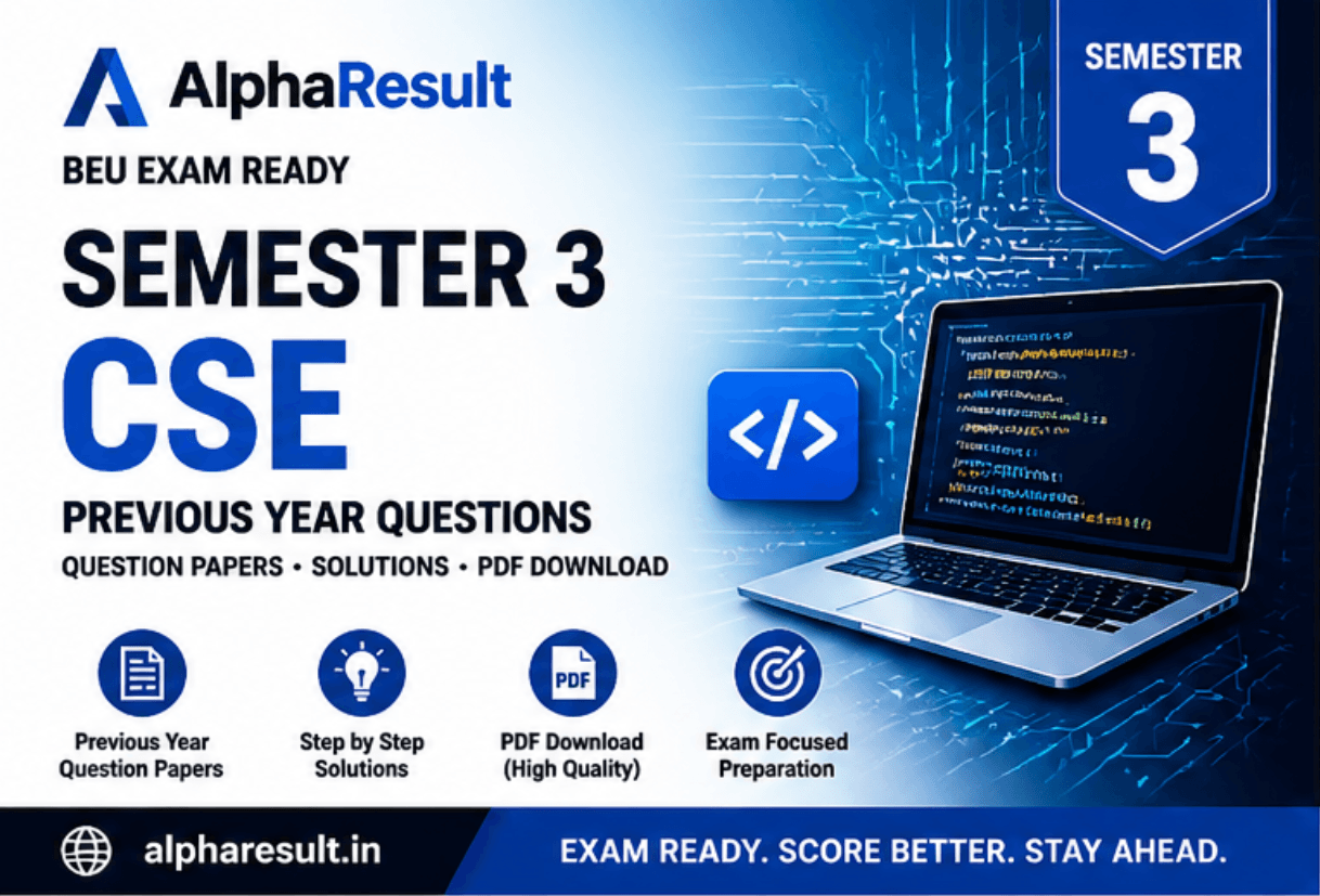 BEU Semester 3 PYQ Download